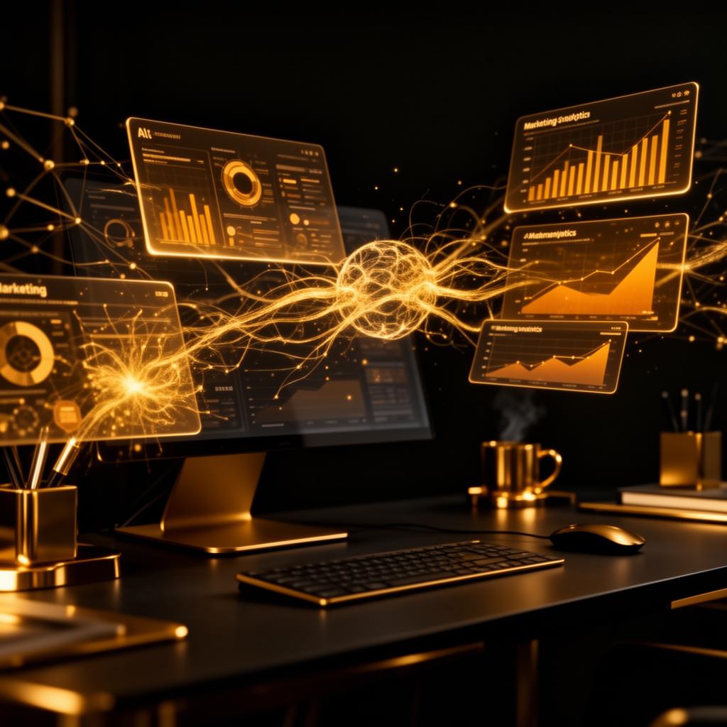 VR Digital — AI-powered digital marketing studio dashboards and neural workflows