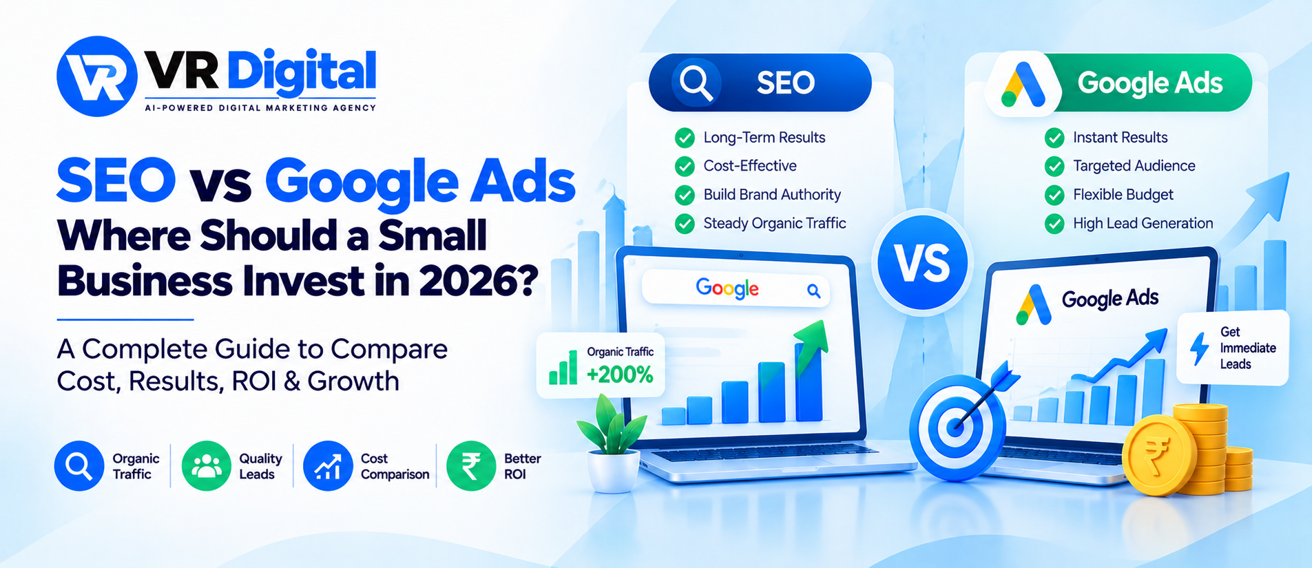 SEO vs Google Ads: Where Should a Small Business Invest in 2026?